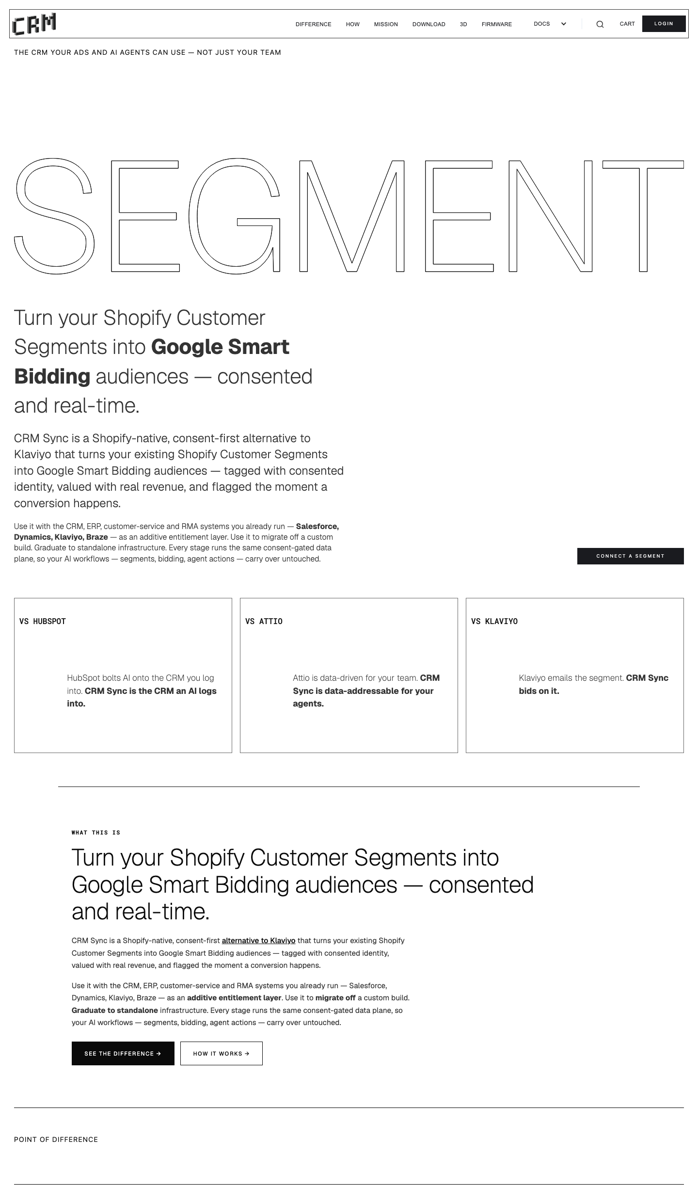 The point-of-difference grid and the consent plane, served by AEM Edge Delivery