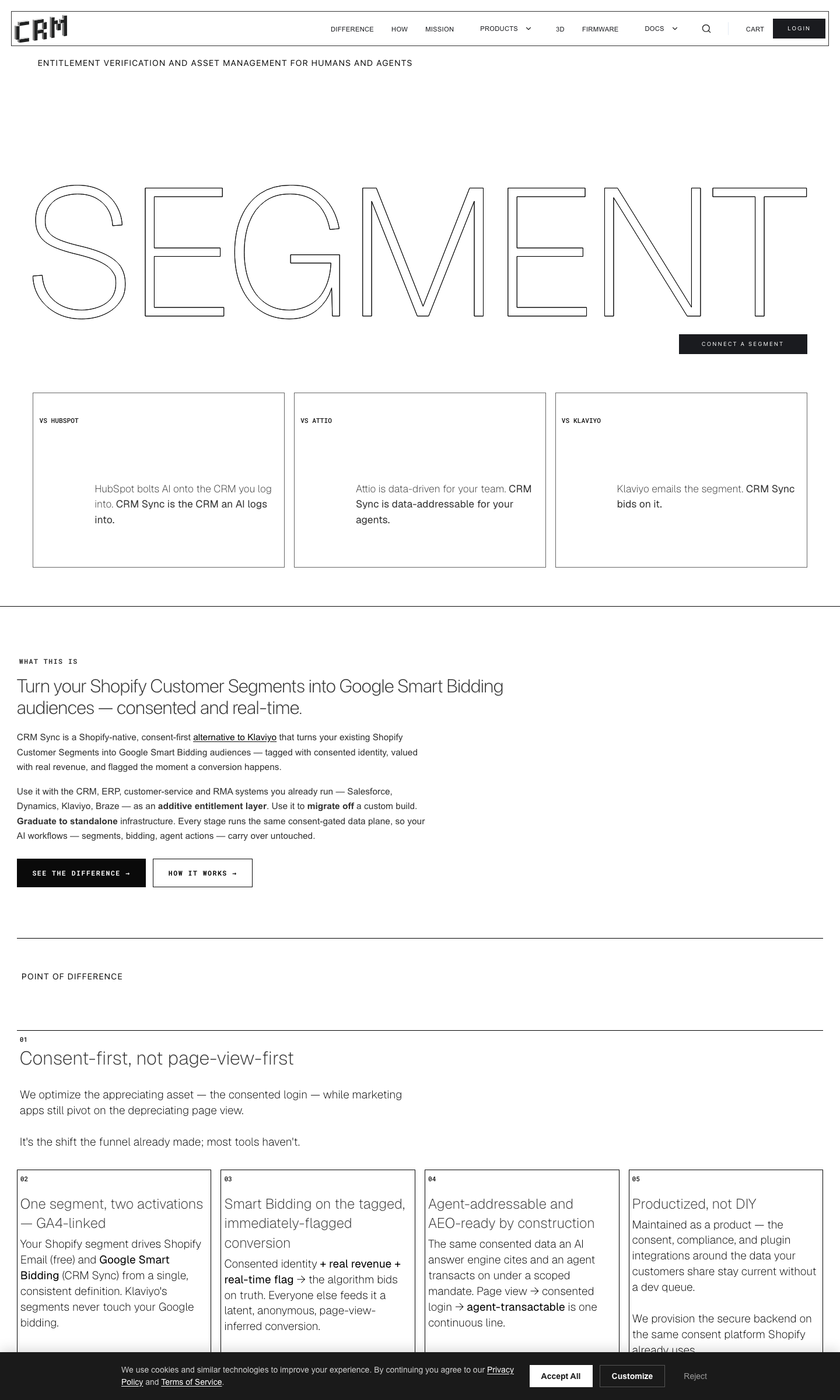 The same card grid on the Shopify storefront
